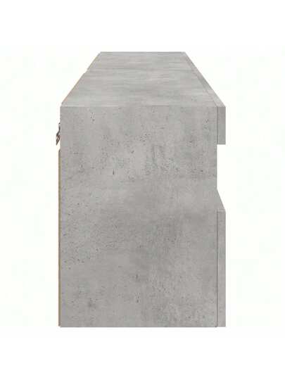 VidaXL TV Wand Units LED Pcs 60x30x40 Cm Concrete Grijs view 10