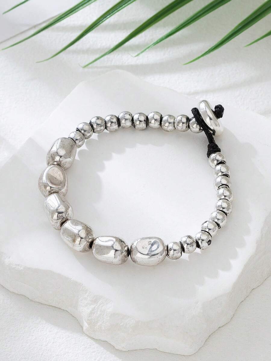 1 pezzo Braccialetto da sposa vintage minimalista con perline, adatto per uso quotidiano