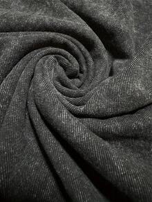 Men Shirts Vintage Darc Sport Wolves Graphic T-Shirt For Men& Women- Y2K Retro Washed Cotton Streetwear Tee With Bold Wolf Print, Loose Fit Crew Neck, All-Season Comfort, Machine Washable, Wolf T Shirt, Hiphop Apparel, Casual Wear, Casual Crewneck Men Clothes - 黑色 - 查看 5