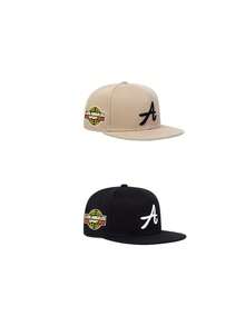 1pc Baseball Cap, Stiff Crown Design With Curved Brim, Effectively Flatters Face Shape, Suitable For Commuting And Weekend Outings