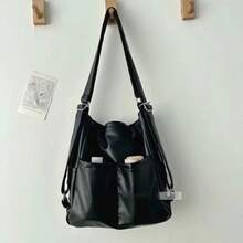 Men Fashion Backpacks - Black [Reinforced and Sturdiated] - View 9