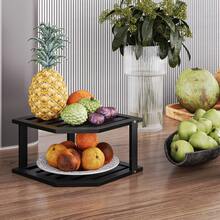 1个竹制转角置物架 - 节省橱柜空间，适合放在厨房台面上，用来放置盘子、碗碟等。这款转角置物架既可以放在台面上，也可以放在橱柜里，有效帮助整理厨房空间。 - 彩色 - 查看 7