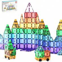 Kids Magnetic Building Block Toys - 120PC - View 9