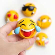 1/8个卡通笑脸冰箱贴，可爱冰箱贴，白板磁贴，装饰冰箱贴，可爱办公磁贴，厨房消毒，家居装饰，情人节礼物 - 彩色 - 查看 1