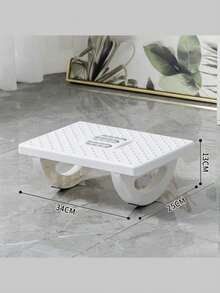 1-Piece Rocking Ergonomic Foot Stool With Massage Roller - Under Desk Fatigue Relief, Non-Slip Rocking Footrest For Office, Study, Or Living Room Use - Gray/White/Black - Posture Correction, Durable PP Material, Foot Massage Tool | Massage Foot Pad | Manual Massage Roller - Multicolor - View 16