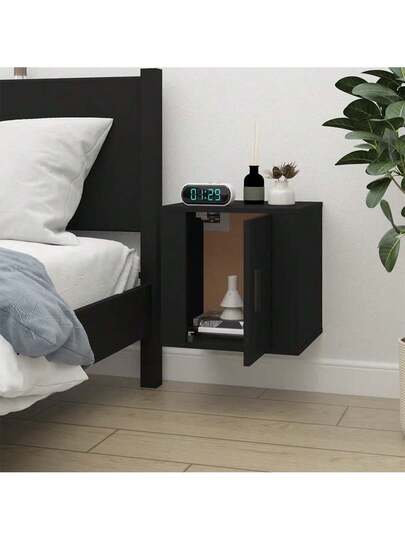 VidaXL TV Wand Unit 40x34.5x40 Cm Zwart view 4