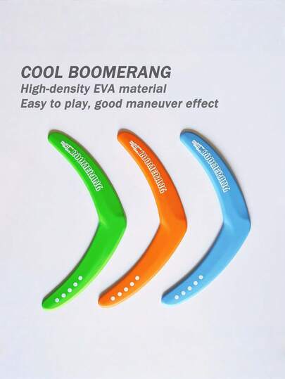 1 件/终极户外活动高密度 EVA 材质回旋镖，柔软材质，社交活动/户外活动/初学者练习，生日，复活节，新年，圣诞节，万圣节，毕业季，情人节，精美礼物