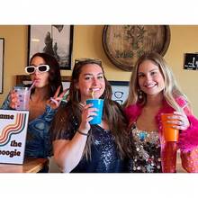 10 piezas/paquete Gafas retro pequeñas rectangulares, gafas cuadradas de fiesta con marco grueso, adecuadas para mujeres y niñas - Blanco - Ver 5