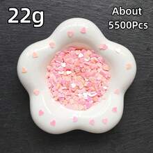 22 g cekinów w kształcie płatków śniegu, serduszek i gwiazdek – niebieskie, różowe, przezroczyste AB, złote, do ok. 10 600 szt., odpowiednie na urodziny, wesela i walentynki – idealne na romantyczne uroczystości i wieczory panieńskie – dekoracje na Halloween, dekoracje świąteczne