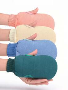 1 pièce Ensemble de bande exfoliante pour le bain, filet moussant et boule, 3 en 1 pour le brossage du dos, le nettoyage du corps, gant de bain doux, boule de douche, serviette de bain exfoliante. Ensemble d'outils de bain pour le frottage du dos, le nettoyage en profondeur du corps, les outils de gommage pour la douche à la maison, accessoires de salle de bain