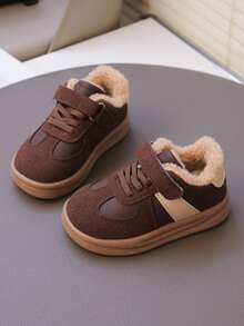 1 par de zapatos casuales para bebés/niños pequeños, zapatos deportivos cómodos y cálidos para todas las etapas de los niños