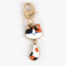 1pc Cat Keychain Pet Key Ring Animal Key Chains Souvenir Gifts For Women Men Cay Keys DIY Handmade Jewelry