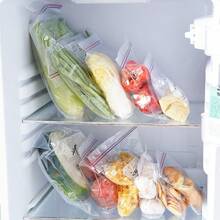 20/60/100pcs ( Pack) | Transparent Minimalist Style | Families/Meal Preppers | Thickened+Airtight+Freezer-Friendly | Clear Food Storage Bags (Ziplock) | Home-Size (Fridge/Freezer/Meal Prep) - Random Color - View 8
