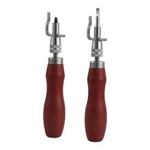 1set 7 In 1 Multifunctional Leather Grooving Tool Adjustable Pro Stitching Groover Creasing Edge Beveler Leathercraft Sets For Handmade Tools