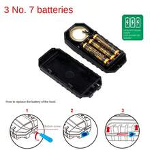 1pc 113dB Wireless Vibration Bicycle Alarm, IP55 Waterproof Motorcycle Anti-Theft Alarm With Remote, 3-Level Volume & 3 Alarm Sound Modes, SOS Help Function For Cycling Accidents