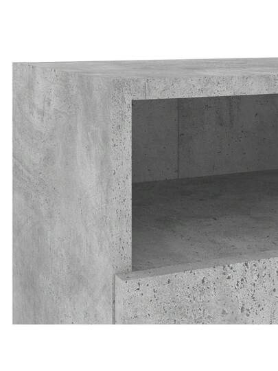 VidaXL Piece TV Wand Unit Set, Finished Wood, Concrete Grijs view 11