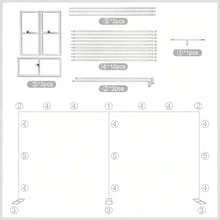 YUNRUX Heavy Duty 6M X 3M Wedding Backdrop Stage Stand Pipe And Drape Kit Curtain Frame Party Decoration - White - View 10