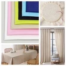 10 Colors Of Linen Embroidery Fabric, DIY Handmade Cloth, Suitable For Cross-Stitching, DIY Sewing, DIY Handicrafts, Sewing Dolls, Bag Fabrics, Needlework Fabric