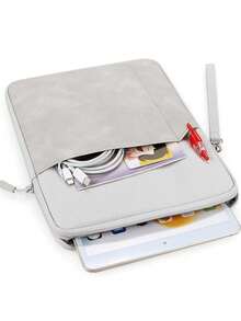 Husă pentru tabletă 1 buc - Nylon durabil, cu fermoar, pentru iPad-uri de 8-13,3 inci, ușoară și elegantă, roz/gri/gri spațial, cu compartimente multiple, husă de transport pentru tabletă