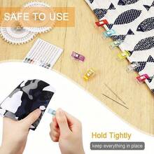 50 Pieces Colorful Plastic Sewing Clips - Versatile Crafting Clips For Crochet, Knitting, Patchwork And Papercraft - Durable, Reusable, Non-Slip Grip (Mixed Colors), Sewing Accessories, Knitting Tools, Decorative Crafting Tools