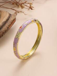 1 件/2 件/3 件景泰蓝珐琅手链，新款时尚滴油镀金女士手链适合女性日常佩戴，适合女性和女孩的精美珠宝礼物