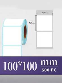 Marklife 40x30mm、60*40mm、70*20mm、80*60mm、100*100mm、1.57*1.18in、2.362*1.575 In、2.756*0.787 In、3.150*2.362 In、3.937*3.937 In、800 张/卷、经济型“热敏纸”、热敏标签贴纸、打印机方形热敏纸卷、白色、防水、防刮、防油、1 卷 - 兼容 P50、D100 打印机、适用于小型企业、商店、价格标签、包装标签、二维码、条形码、感恩节贴纸、愚人节 - 白色 - 查看 8