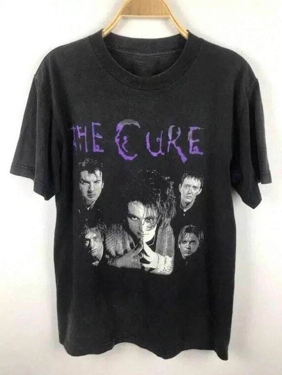 The Cure Rock Band Shirt, The Cure Vintage T-Shirt, The Cure Gift For Men And Women Unisex T-Shirt, Gift For Her, Gift For Him ZOO - màu đen - Xem 1
