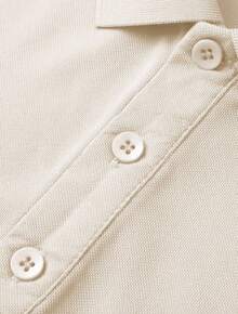 GRDR 1pc Men's Business POLO Shirt - Workwear Outfit - Apricot - View 6