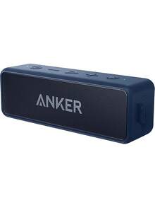 Soundcore Anker 2 Bocina Bluetooth Potente, batería de 24 Horas, protección contra el Agua IPX7, Graves enormes con Dos Controladores de Graves - Negro+Azul - Ver 9
