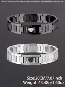 Camhanno 1PC Simple, Stylish And Unique Stainless Steel North Star Bracelet, Suitable For Women's Daily Or Special Occasions, Leisure, Weddings, Stackable Jewelry, Daily Gatherings, Christmas, Christmas Gifts