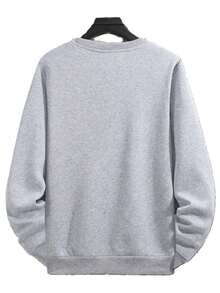 Bald Sweatshirt Streetwear Unisex Men's Sweater Style - Rust Brown - View 7