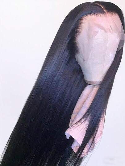 MYLOCKME Straight 13x4 13x6 Lace Frontal Human Hair Wig Invisible Strap 360 Transparent Full Lace Front Drawstring Wigs For Women 200% Density 34 36 Inch Wear And Go 6x4 5x5 Pre Plucked Pre Cut Lace Glueless Wigs Human Hair