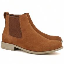 Men's Chelsea Boot Country Leather Suede - Camel - View 3