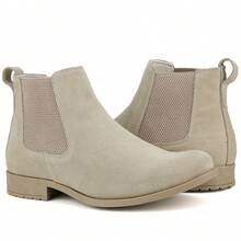 Men's Chelsea Boot Country Leather Suede - Beige - View 6