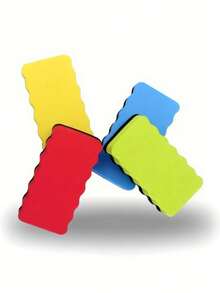 1/4PCS Magnetic White Board Eraser For Home, School And Office