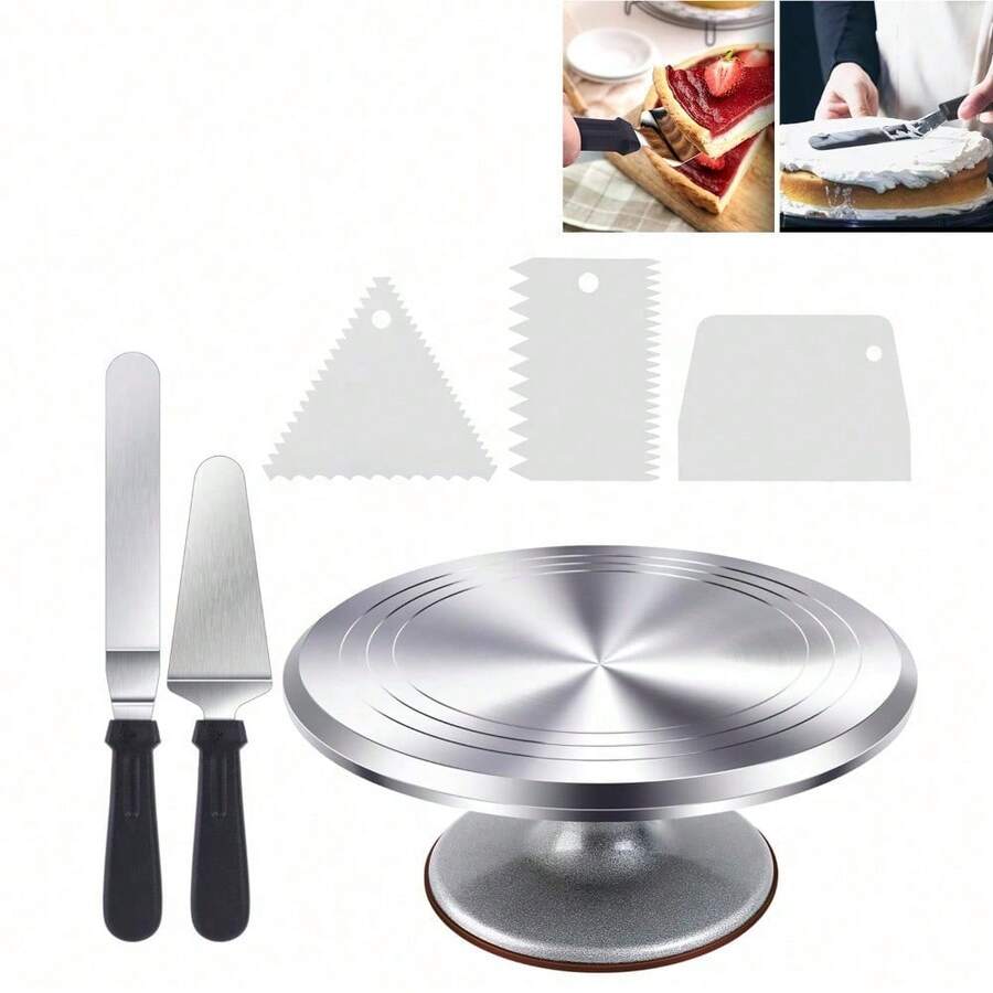 Espátulas para glasear y decorar - Plateado - Ver 1