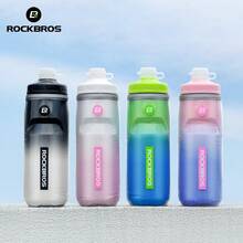 ROCKBROS 1 botol air minum berinsulasi 620ml - Desain insulasi tiga lapis, bodi botol PP5 + corong TPE + busa polietilen, ideal untuk bersepeda jarak jauh, mendaki gunung & hidrasi perjalanan sehari-hari, aksesori olahraga penting. - MultiWarna - View 6