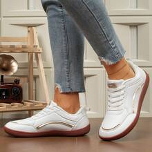 SOSENFER Women's Running Shoes, Comfortable, Lightweight, Versatile And Breathable Sports Casual Shoes. - Platinum - View 2