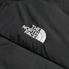 The North Face Męska luźna, wygodna kurtka puchowa z kapturem, 75% puchu, 25% pierza, odpowiednia do noszenia na zewnątrz i na co dzień - Czarne - Zobacz 5