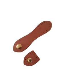 Botones de cuero artesanal DIY, accesorios de costura plegables, ganchillo/billetera/bolso, botones a presión de cuero artificial multicolor adecuados para bolsos y billeteras, anillos metálicos, cosas lindas y femeninas - Multicolor - Ver 12