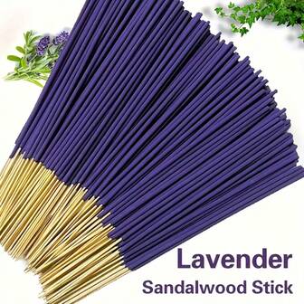 22厘米薰衣草香棒，高品质竹制香棒，花香浓郁，适用于办公室、瑜伽馆、万圣节、圣诞节等场合，支持批发