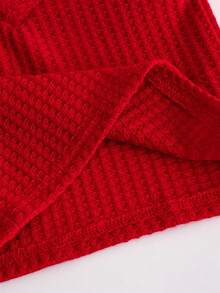 Baby Girls Casual Long Sleeve 2 In 1 Top With Cherry Embroidery And Denim Pants Set