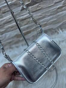 Noir Fashion Women's Crossbody Bag Elegant Fashion Model - 銀色 - 查看 2