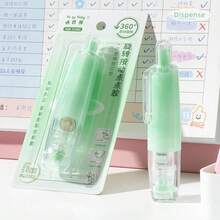 1 buc/3 buc/5 buc bandă adezivă retractabilă cu două fețe, rolă de bandă adezivă reîncărcabilă 0,23 inch x 16,40 ft, rolă de bandă adezivă cu vârf rotativ la 360° pentru scrapbooking, cărți, accesorii DIY