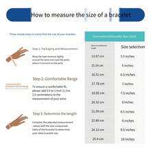 18K白金镀层3毫米圆形莫桑石网球手链，6.5-8.5英寸 - 白金 - 查看 5