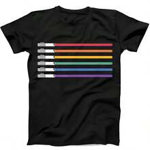 Camiseta con estampado de pato plátano. Divertida camiseta antropomorfa de animales frutales, negra, talla S - Negro - Ver 1