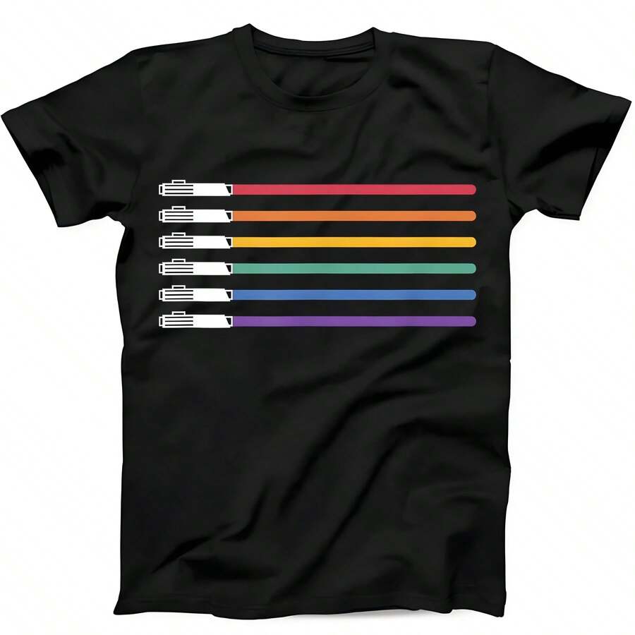 Camiseta con estampado de pato plátano. Divertida camiseta antropomorfa de animales frutales, negra, talla S - Negro - Ver 1