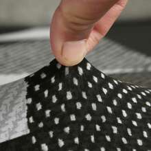 غطاء لوحة الرأس من الحرير الحليبي المطاطي قطعة واحدة، تصميم ملفوف بالكامل، نمط هندسي بسيط، قماش بوليستر ناعم، واقي أثاث غرفة نوم عصري، يناسب أسرة توين وكاملة الحجم - أبيض وأسود - مشاهدة 5