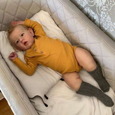 New Giant Size Liam 28Inch 70CM New Reborn Dolls Realistic Real Looking Adorable Doll Newborn Boy Toddler Dolls Toys