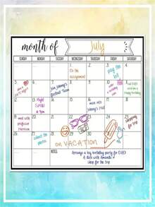 Dry Erase Magnetic Fridge Calendar (Reusable), Whiteboard Magnets, Monthly Home Planner Reminder Calendar Menu Magnetic Fridge, Magnetic Dry Erase Calendar, Kitchen Decor, Monthly Planner Fridge Plan, Home Chart And Menu Fridge Accessories